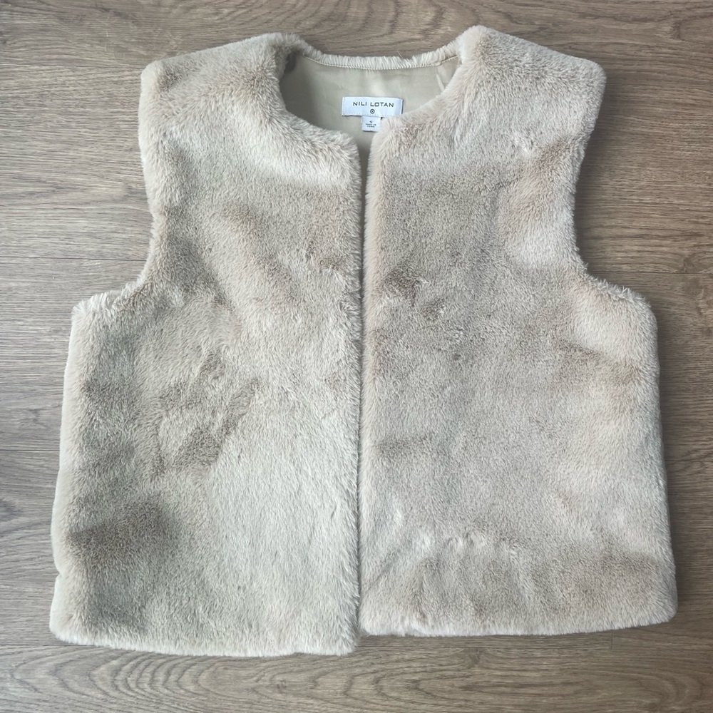 Faux Fur Vest-Nili Lotan